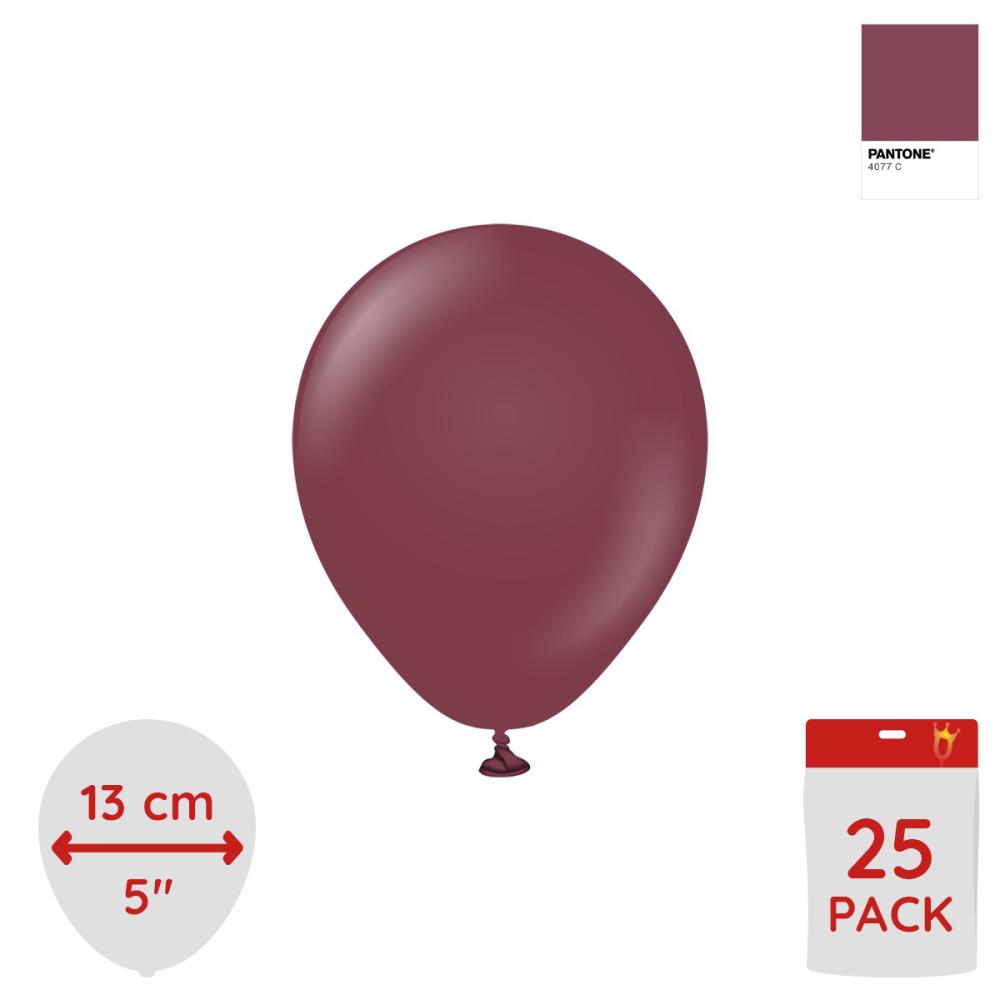 Latexballoons - Burgundy 13 cm 25-pack
