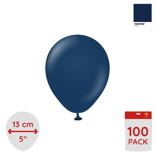 Latexballoons - Navy 13 cm 100-pack