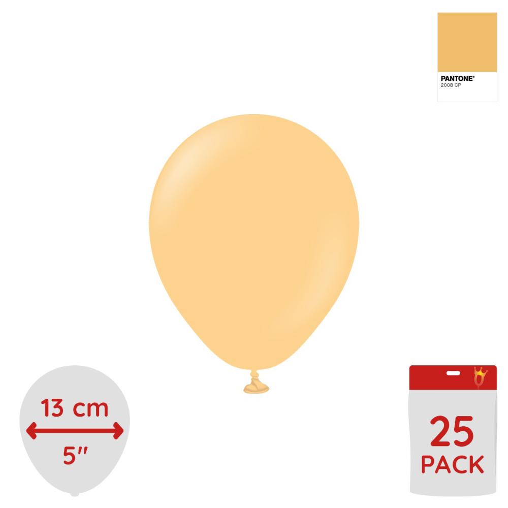 Latexballoons - Peach 13 cm 25-pack