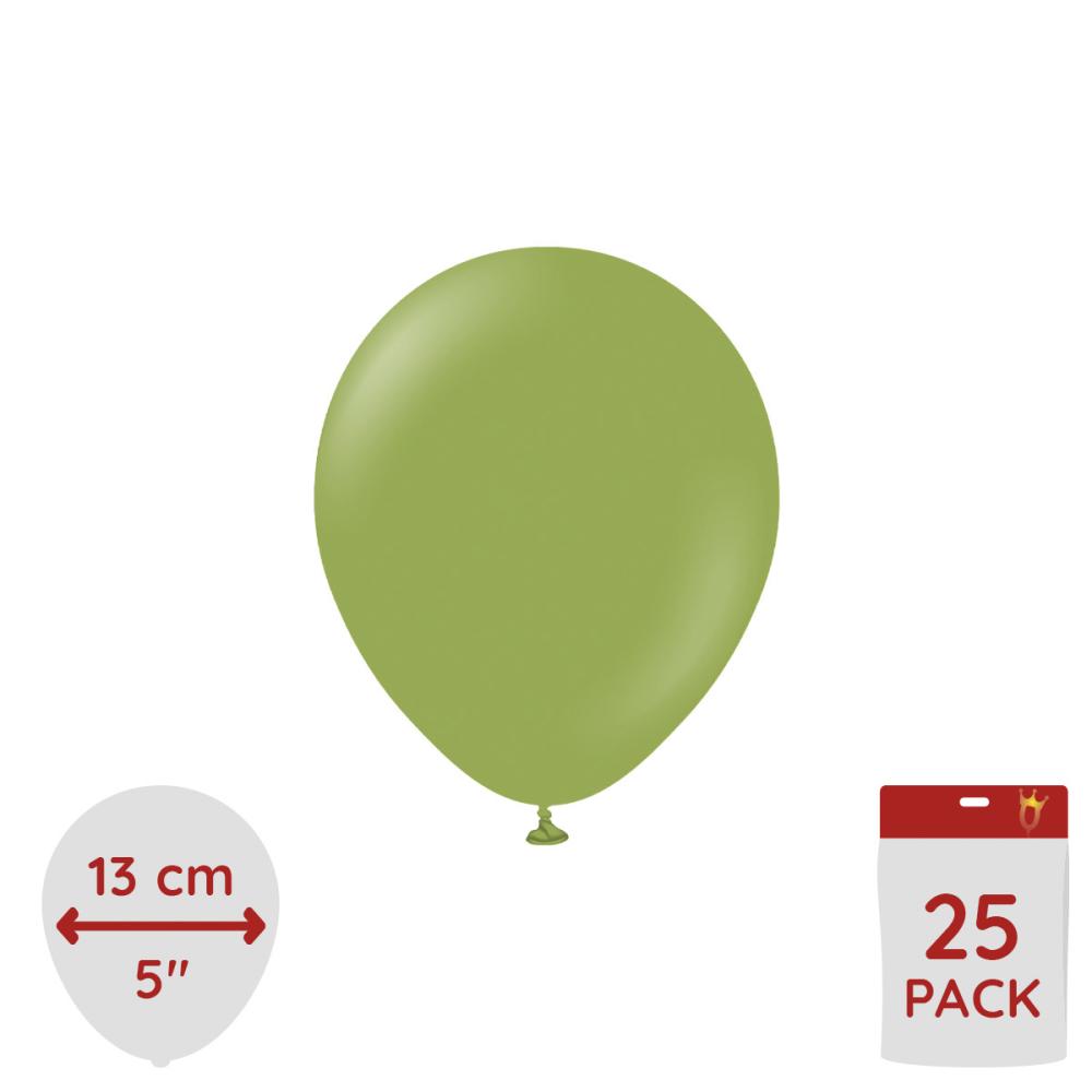 Latexballoons - Matcha 13 cm 25-pack