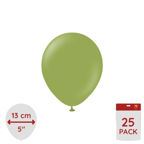 Latexballoons - Matcha 13 cm 25-pack