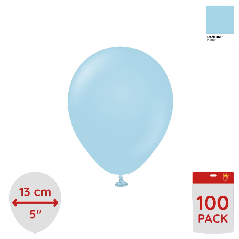 Latexballoons - Macaron Blue 13 cm 100-pack