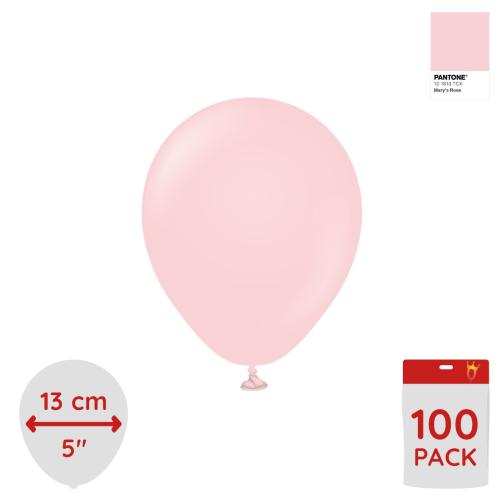 Latexballoons - Macaron Pink 13 cm 100-pack