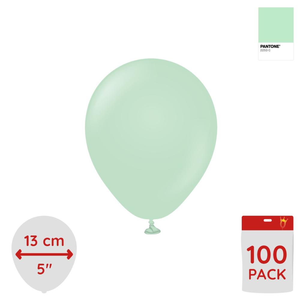 Latexballoons - Macaron Green 13 cm 100-pack