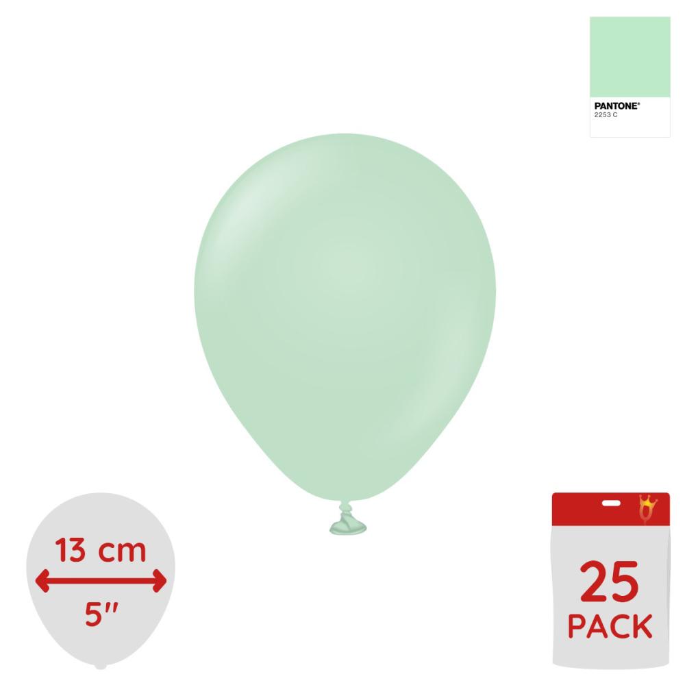 Latexballoons - Macaron Green 13 cm 25-pack