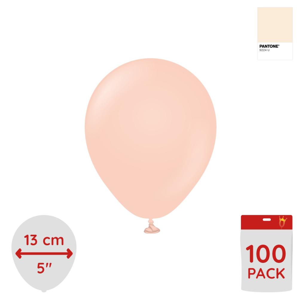 Latexballoons - Macaron Salmon 13 cm 100-pack