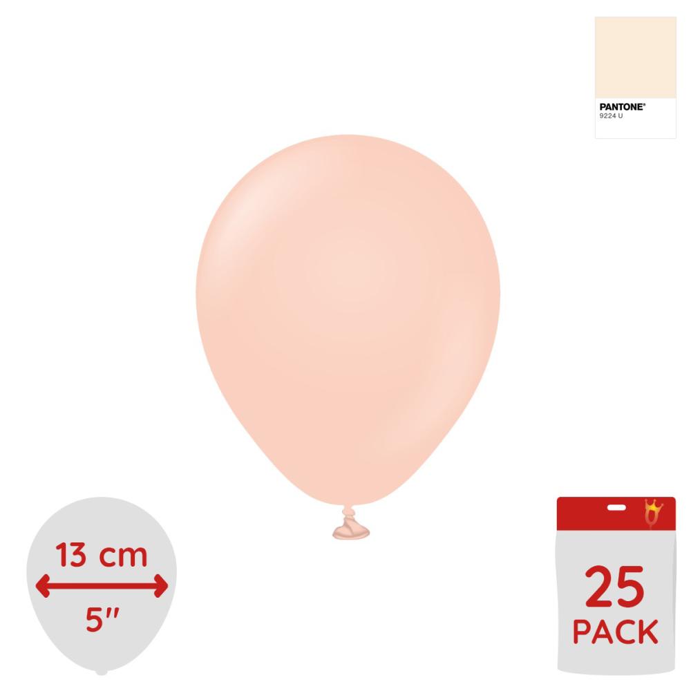 Latexballoons - Macaron Salmon 13 cm 25-pack