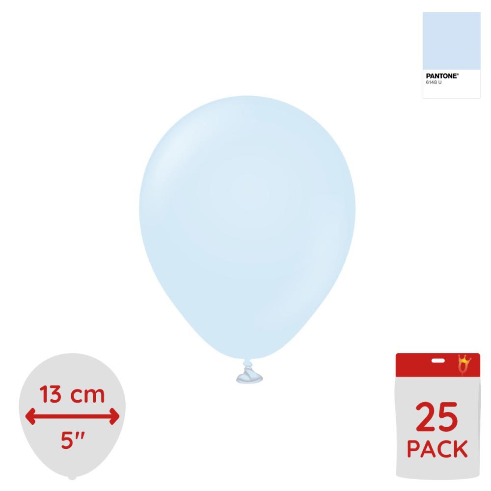 Latexballoons - Macaron Baby Blue 13 cm 25-pack
