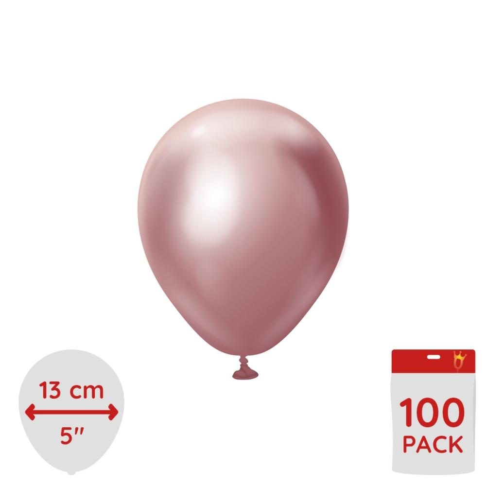 Latexballoons - Pink Chrome 13 cm 100-pack