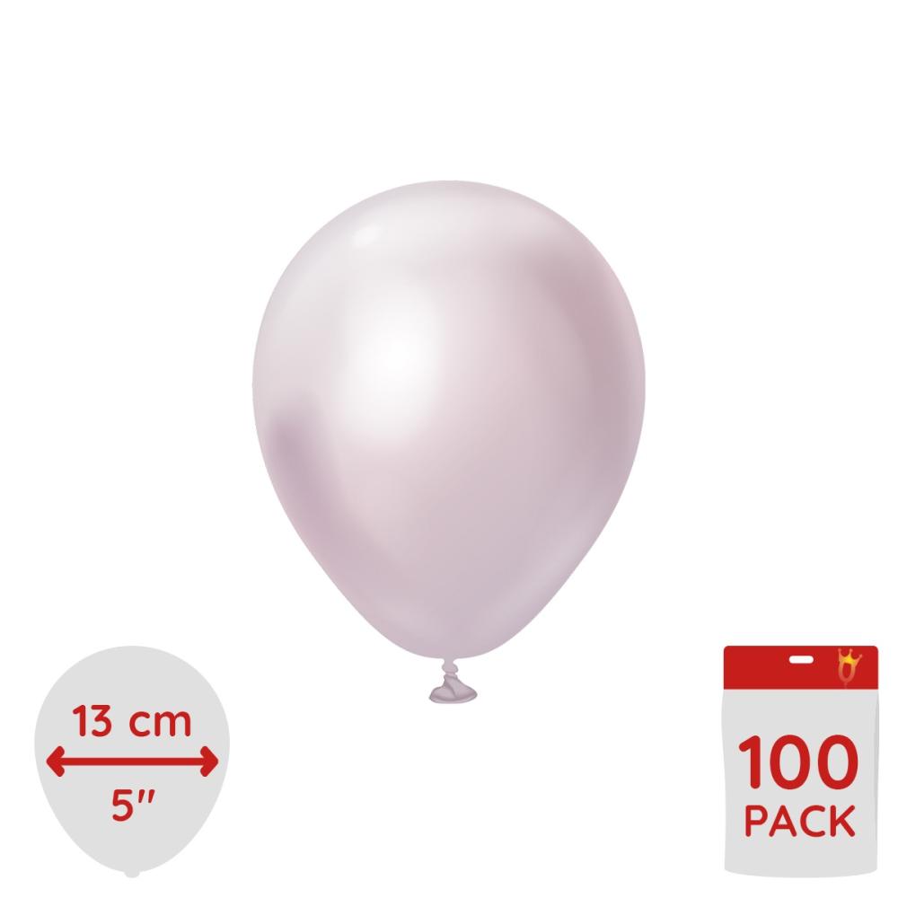 Latexballoons - Pink Gold Chrome 13 cm 100-pack