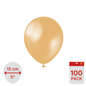 Latexballoons - Metallic Gold 13 cm 100-pack