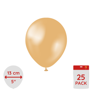 Latexballoons - Metallic Gold 13 cm 25-pack