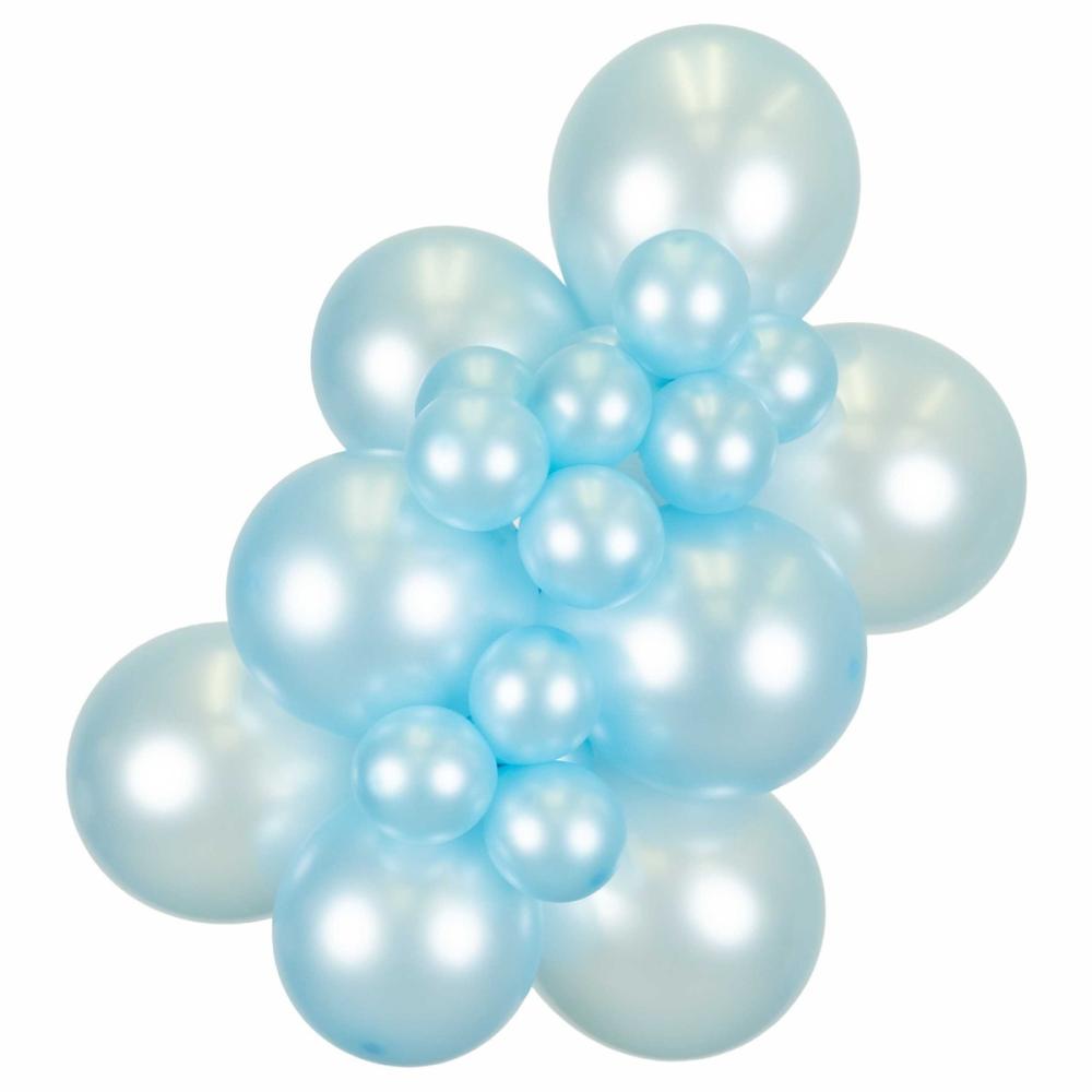 Latexballoons - Pearl Sky Blue 13 cm 100-pack