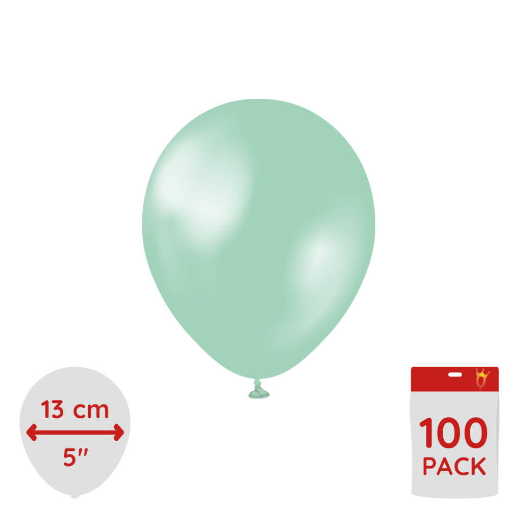 Latexballoons - Pearl Green 13 cm 100-pack