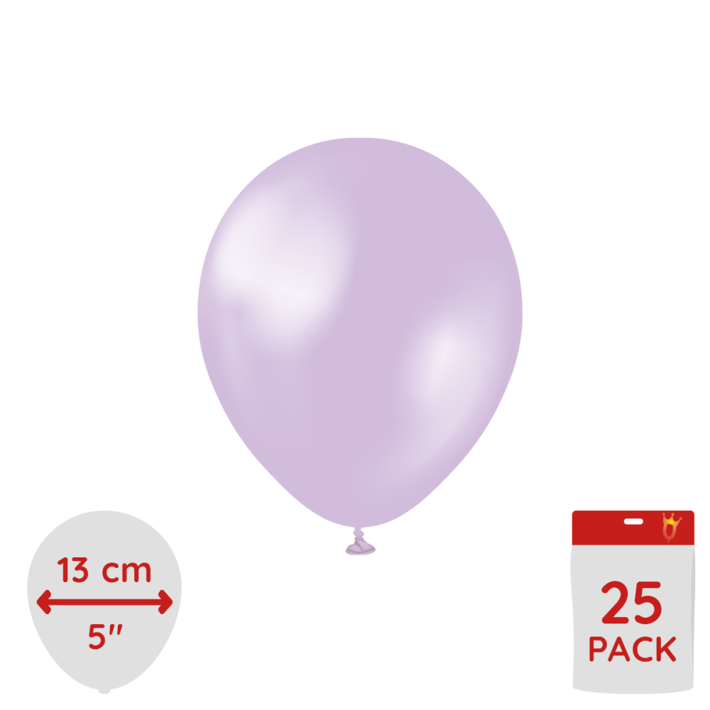 Latexballoons - Pearl Lilac 13 cm 25-pack