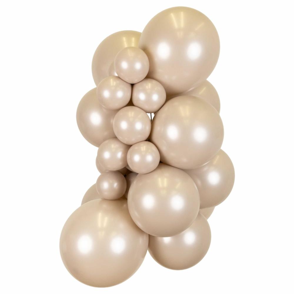 Latexballoons - Aura Beige Cream 13 cm - 25-pack