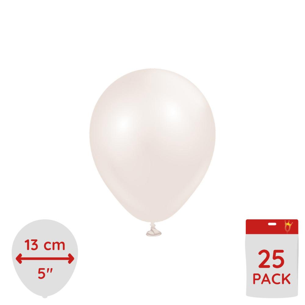Latexballoons - Aura Beige Cream 13 cm - 25-pack