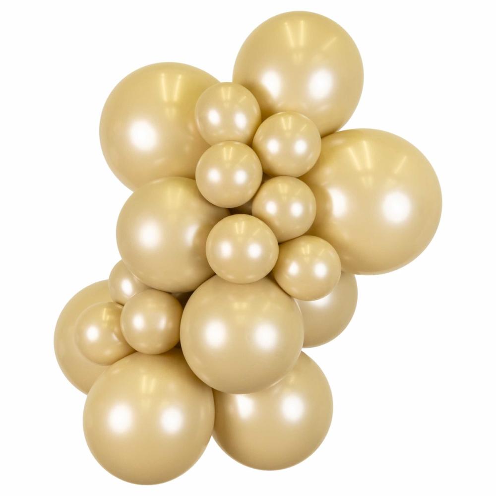 Latexballoons - Aura Antique Gold 13 cm - 25-pack