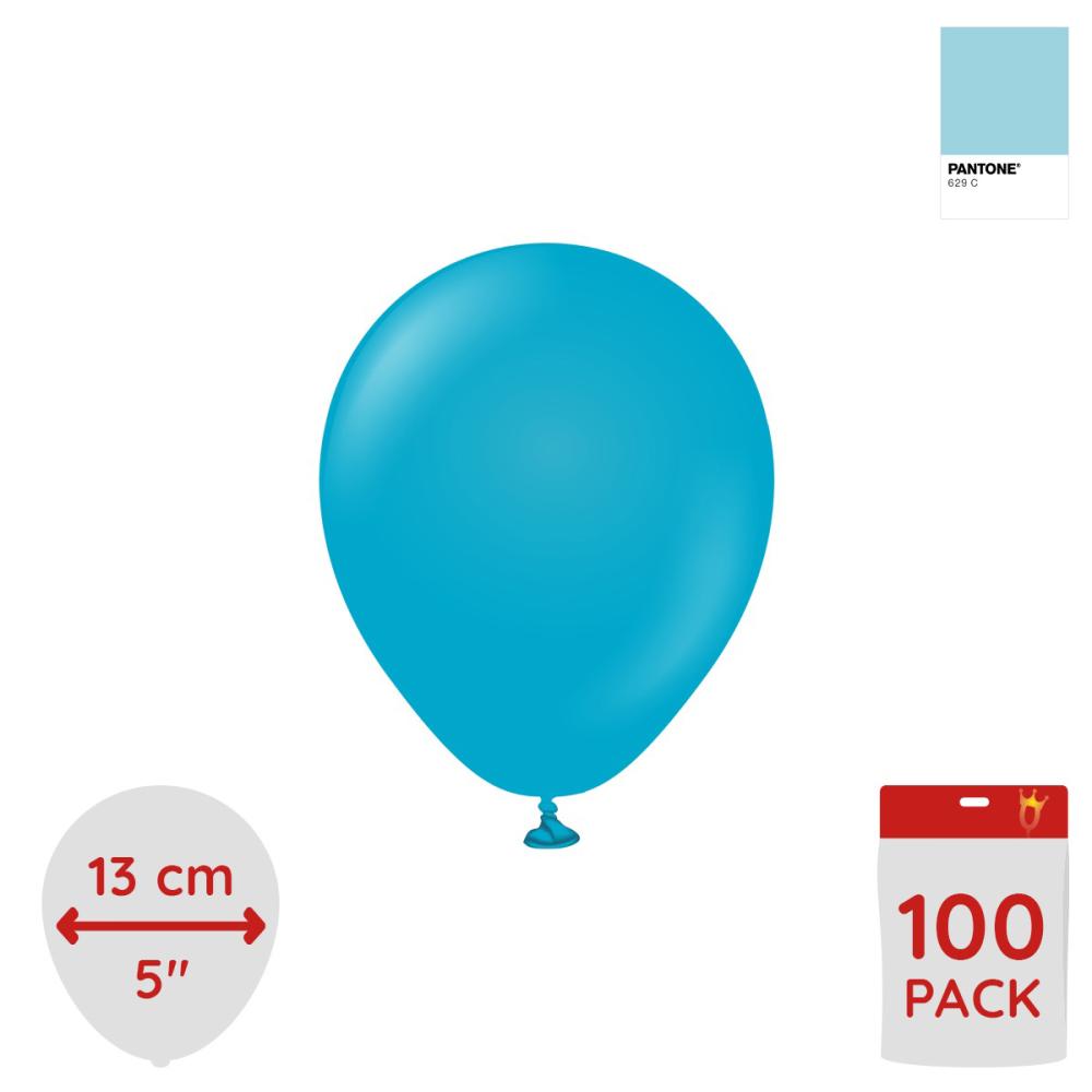 Latexballoons - Blue Glass 13 cm 100-pack