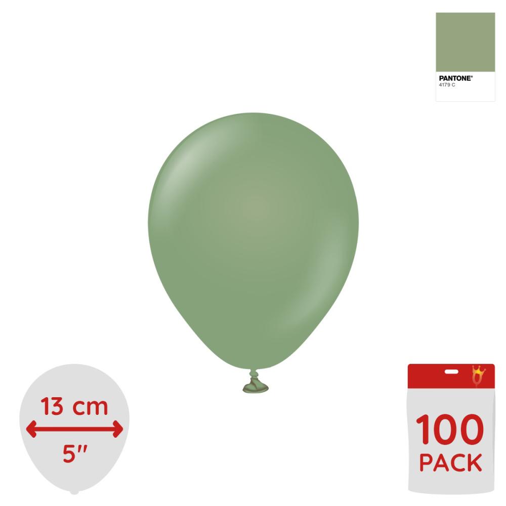 Latexballoons - Eucalyptus 13 cm 100-pack
