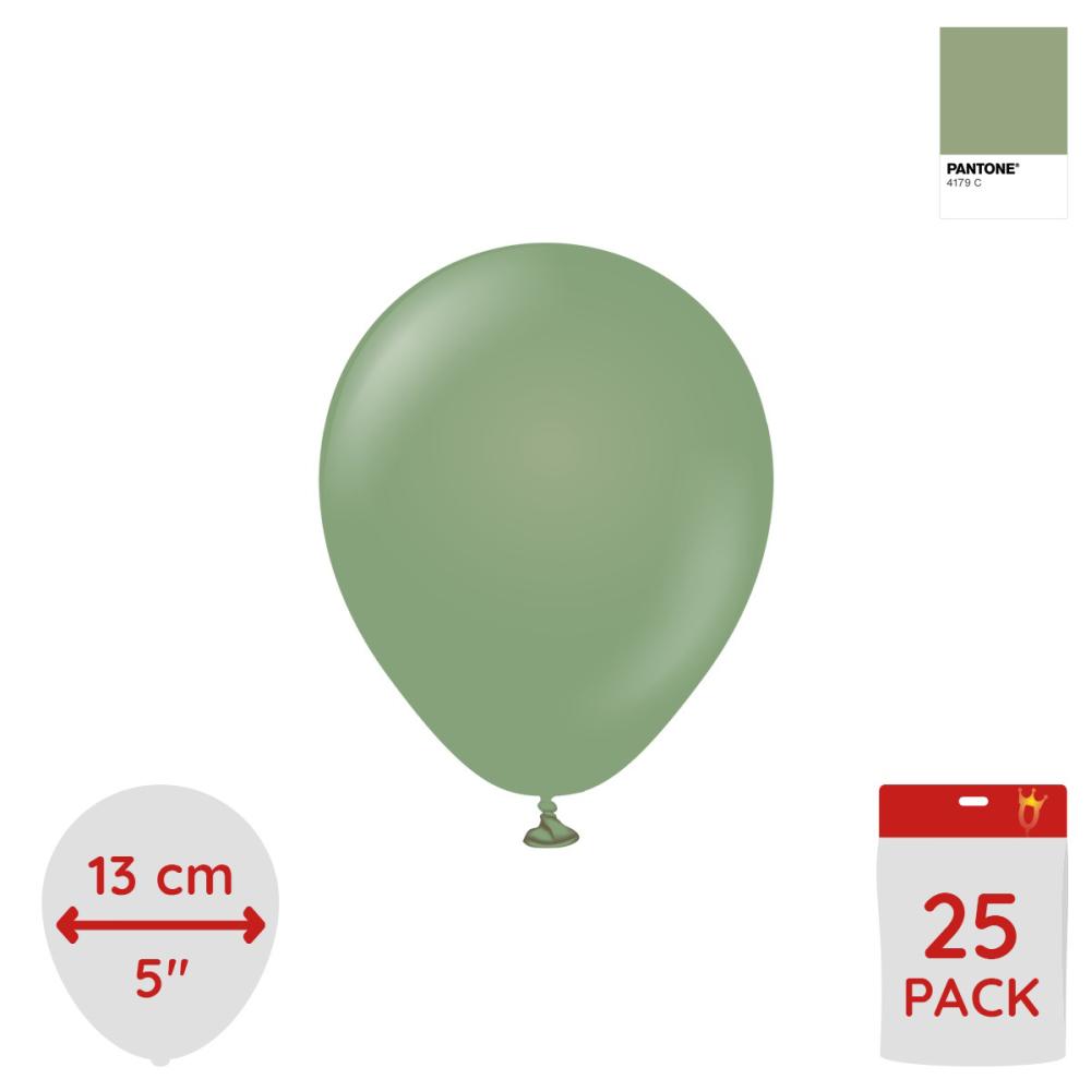Latexballoons - Eucalyptus 13 cm 25-pack