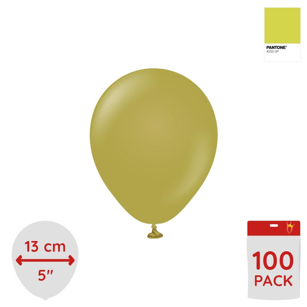 Latexballoons - Olive 13 cm 100-pack