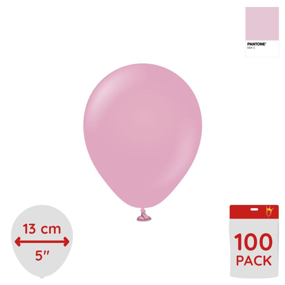 Latexballoons - Dusty Rose 13 cm 100-pack