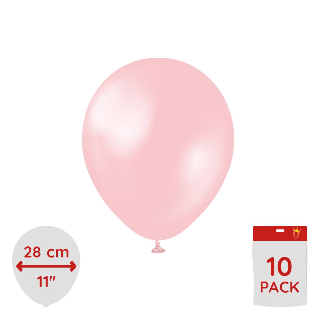 Latexballoons - Pearl Pink 28 cm 10-pack