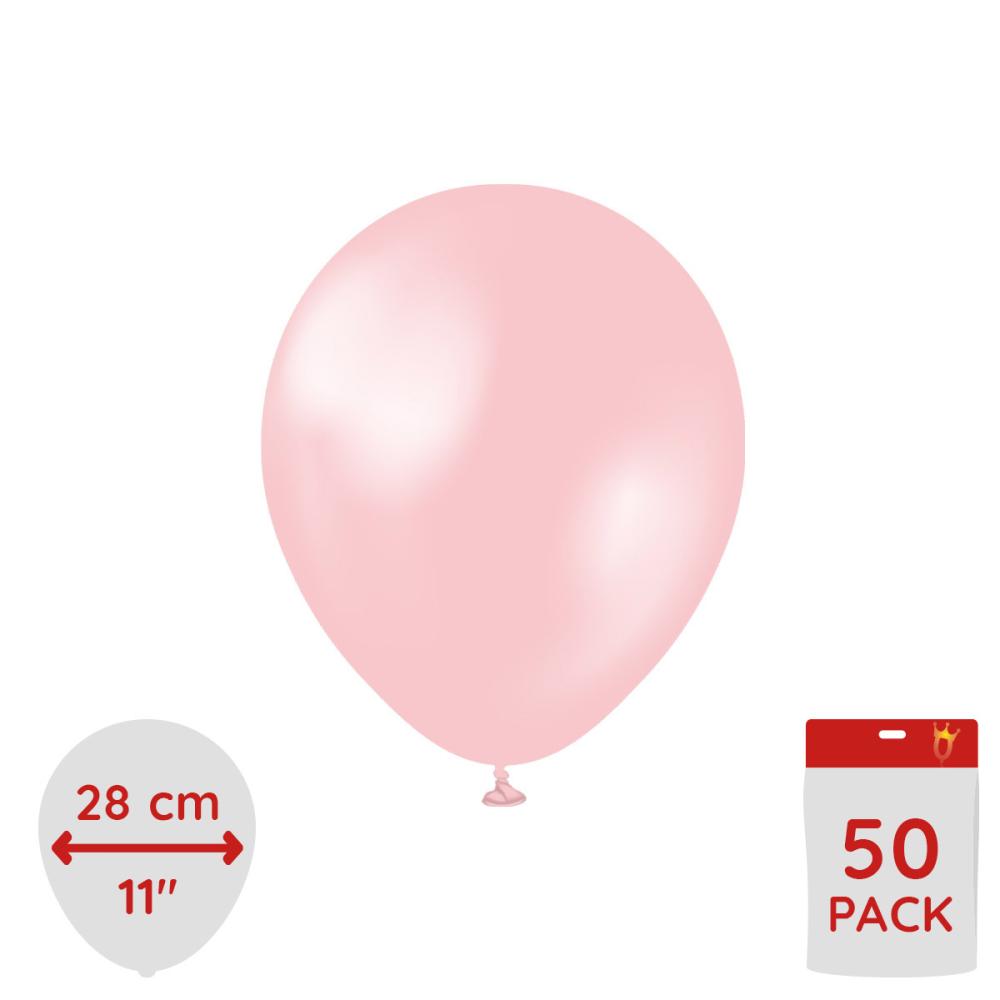 Latexballoons - Pearl Pink 28 cm 50-pack