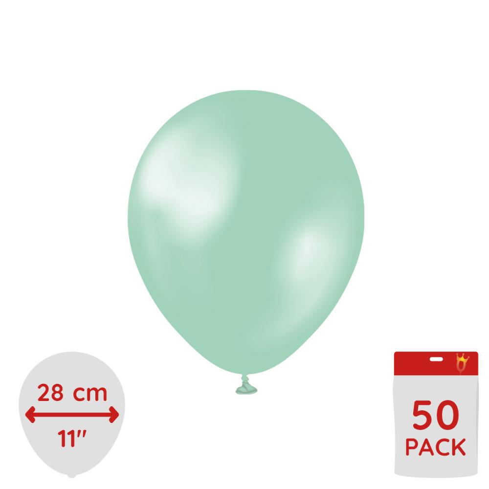 Latexballoons - Pearl Green 28 cm 50-pack