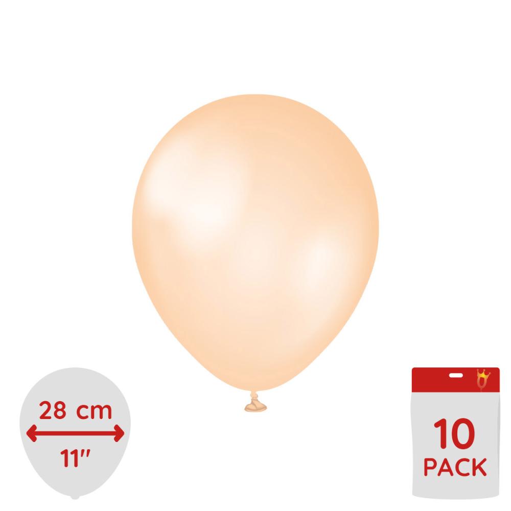 Latexballoons - Pearl Salmon 28 cm 10-pack
