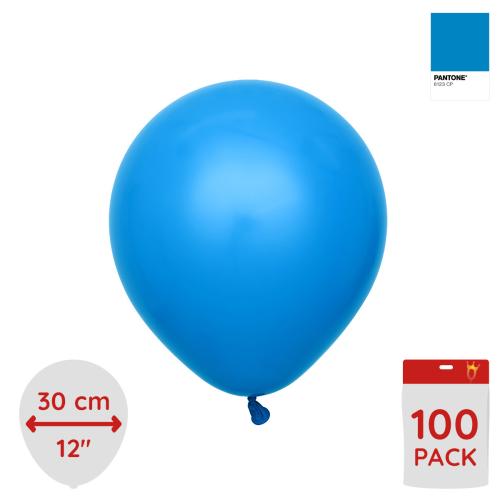 Latexballoons - Blue 30 cm 100-pack