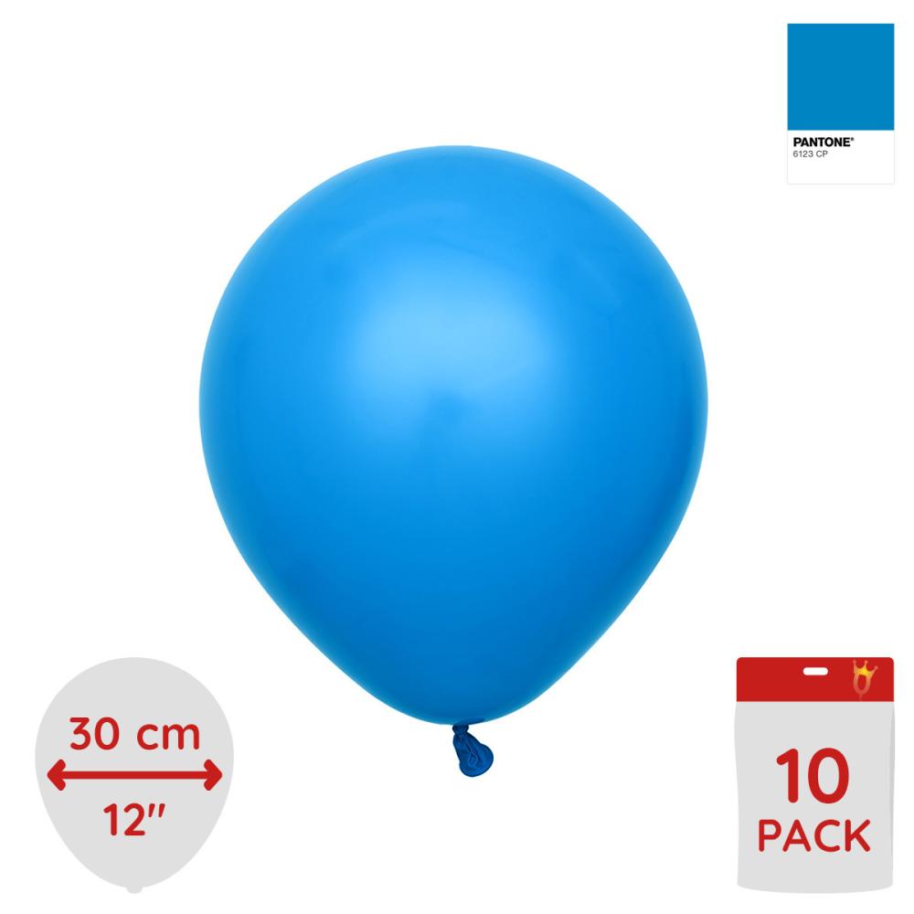 Latexballoons - Blue 30 cm 10-pack