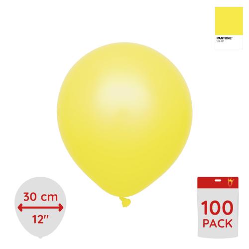 Latexballoons - Yellow 30 cm 100-pack