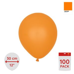 Latexballoons - Orange 30 cm 100-pack