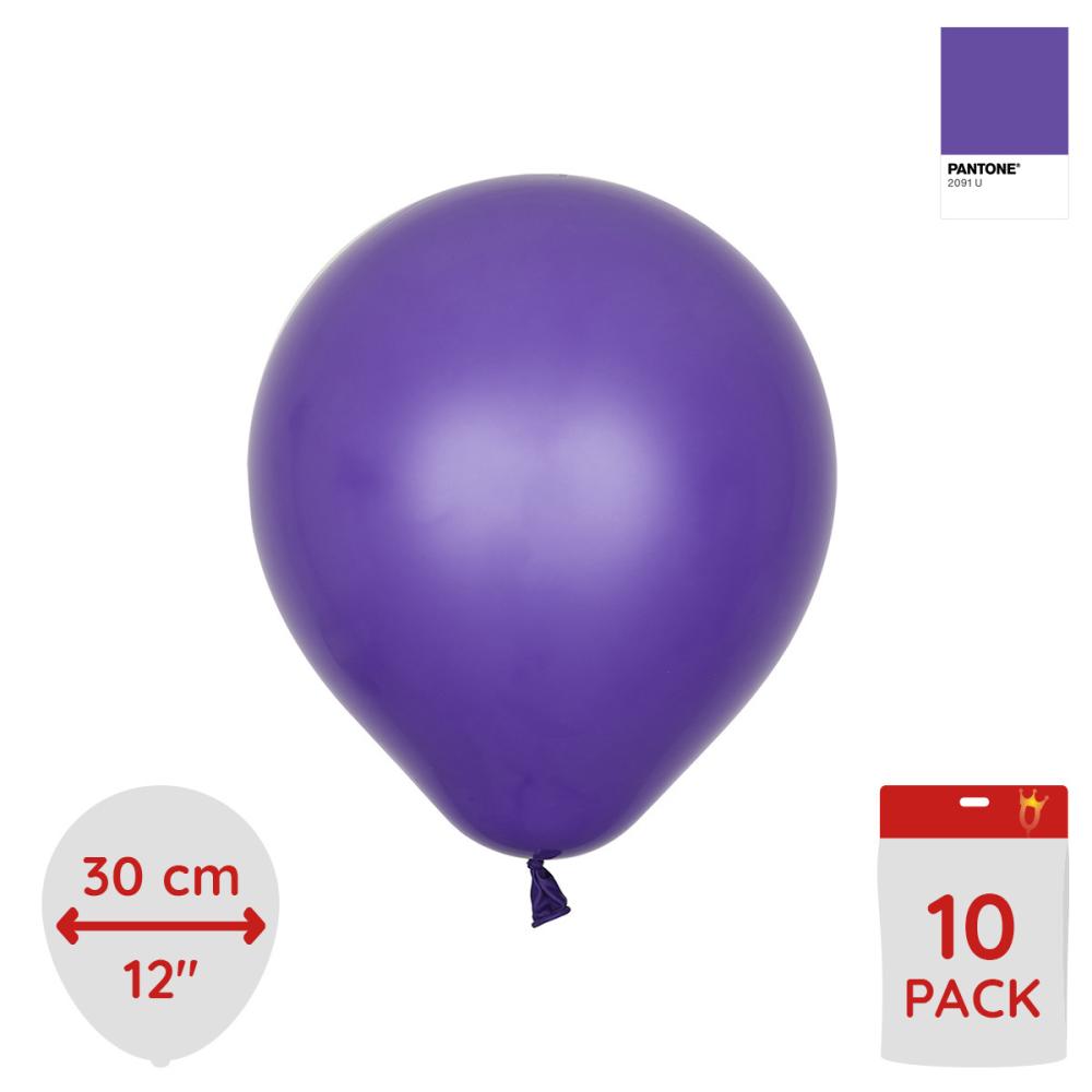 Latexballoons - Violet 30 cm 10-pack