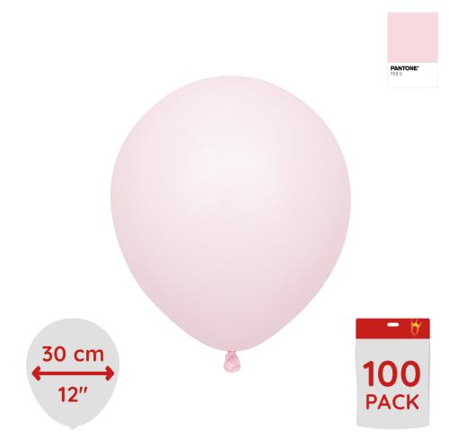 Latexballoons - Light Pink 30 cm 100-pack