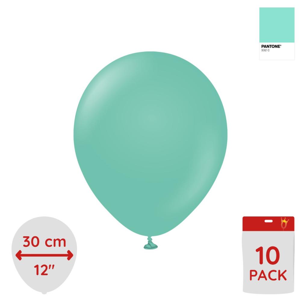 Latexballoons - Sea Green 30 cm 10-pack