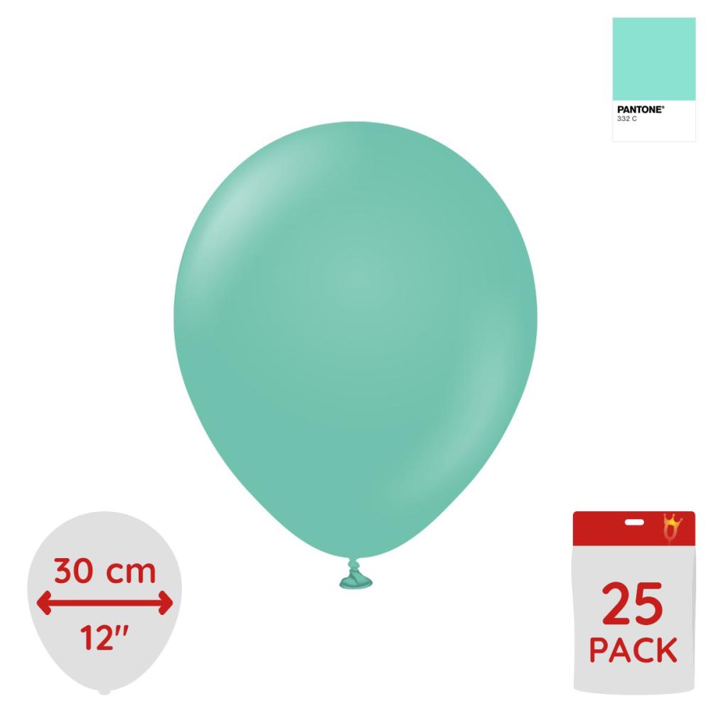 Latexballoons - Sea Green 30 cm 25-pack