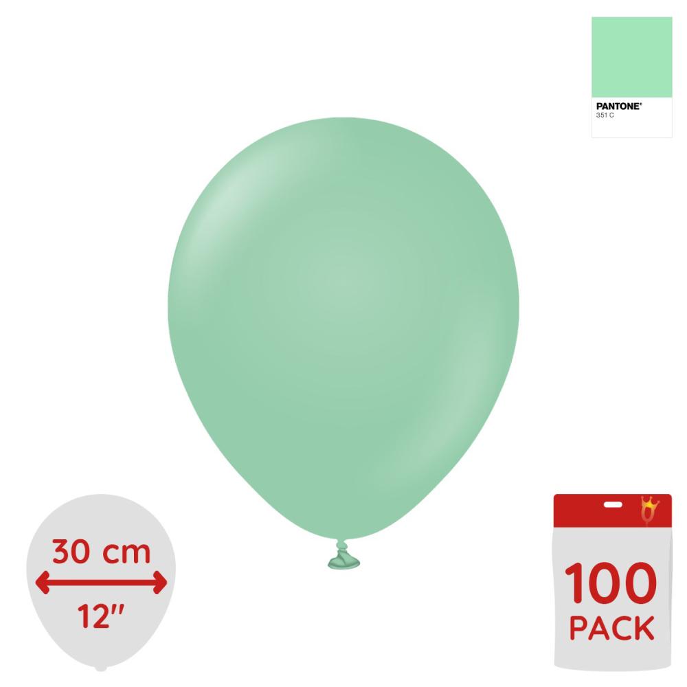 Latexballoons - Mint Green 30 cm 100-pack