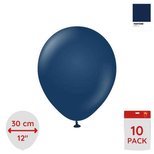 Latexballoons - Navy 30 cm 10-pack