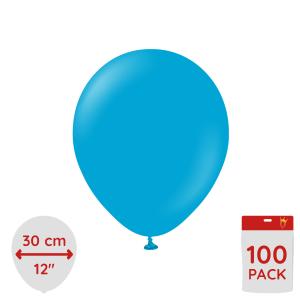 Latexballoons - Caribbean Blue 30 cm 100-pack