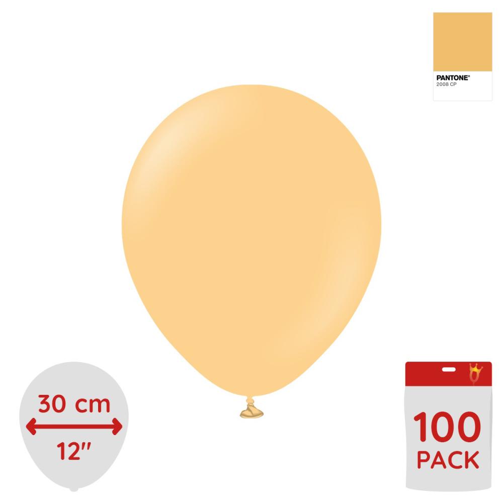 Latexballoons - Peach 30 cm 100-pack