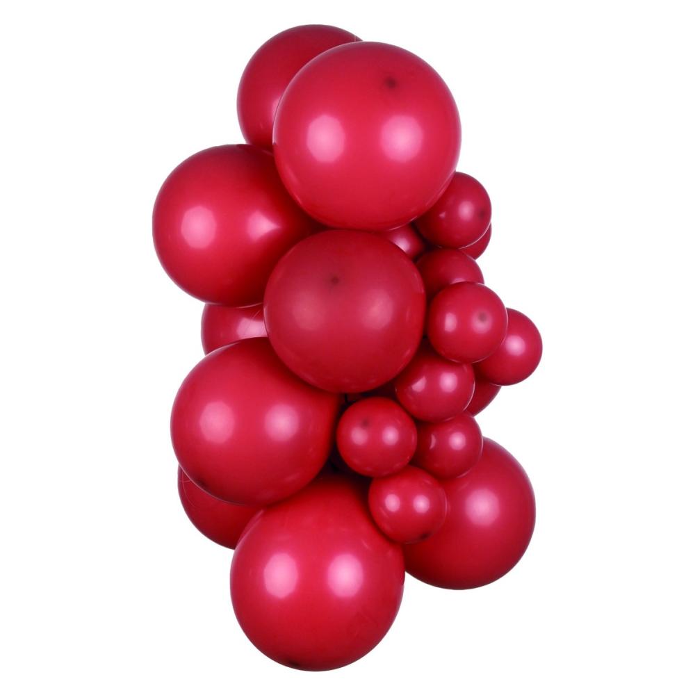 Latexballoons - Deep Red 30 cm 25-pack