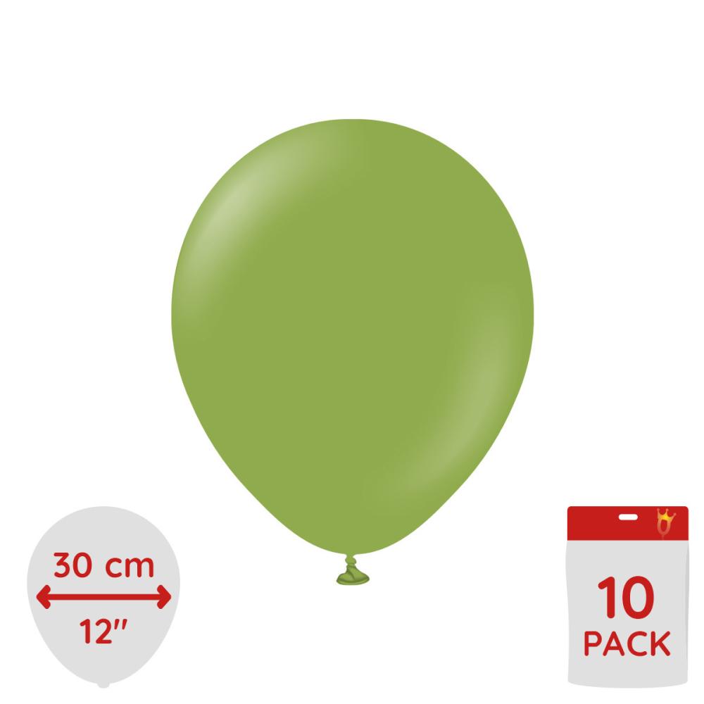 Latexballoons - Matcha 30 cm 10-pack