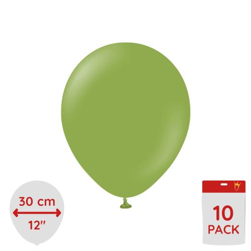 Latexballoons - Matcha 30 cm 10-pack