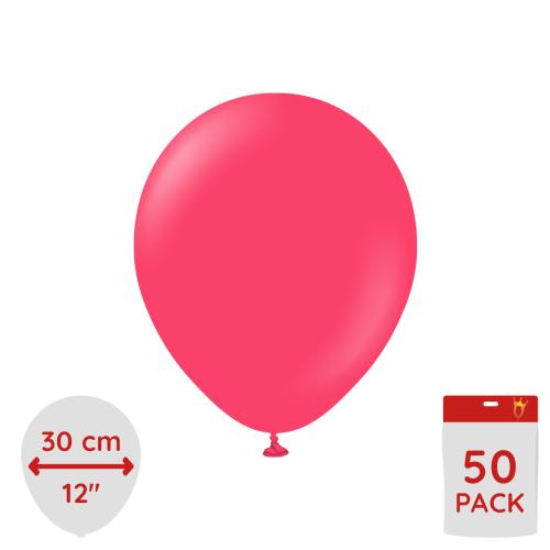 Latexballoons - Magenta Pink 30 cm 50-pack
