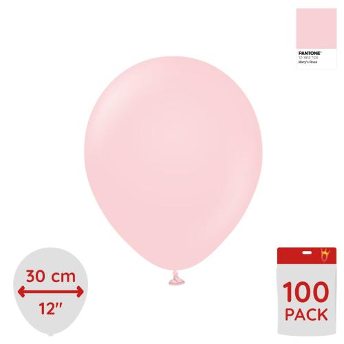 Latexballoons - Macaron Pink 30 cm 100-pack
