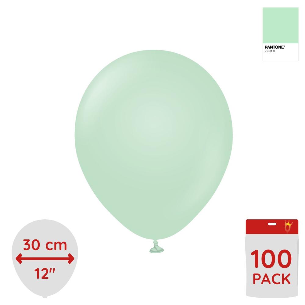 Latexballoons - Macaron Green 30 cm 100-pack