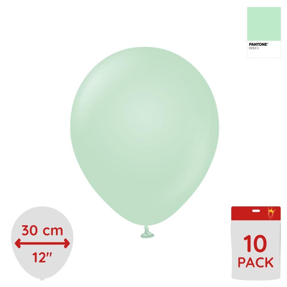 Latexballoons - Macaron Green 30 cm 10-pack